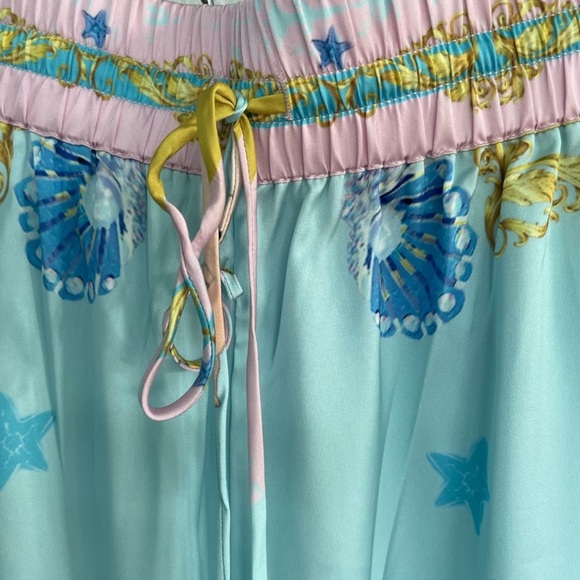 Rachel Zoe Sea Shells and Cherubs Palazzo Pants NWT - Picture 3 of 9